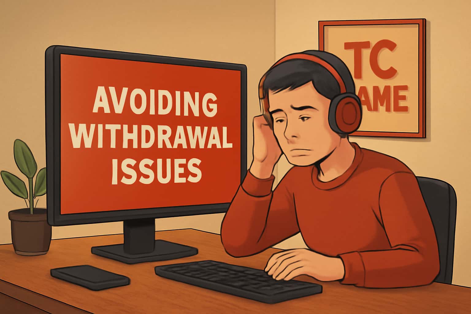 An informative visual representation of TC Game withdrawal processes.