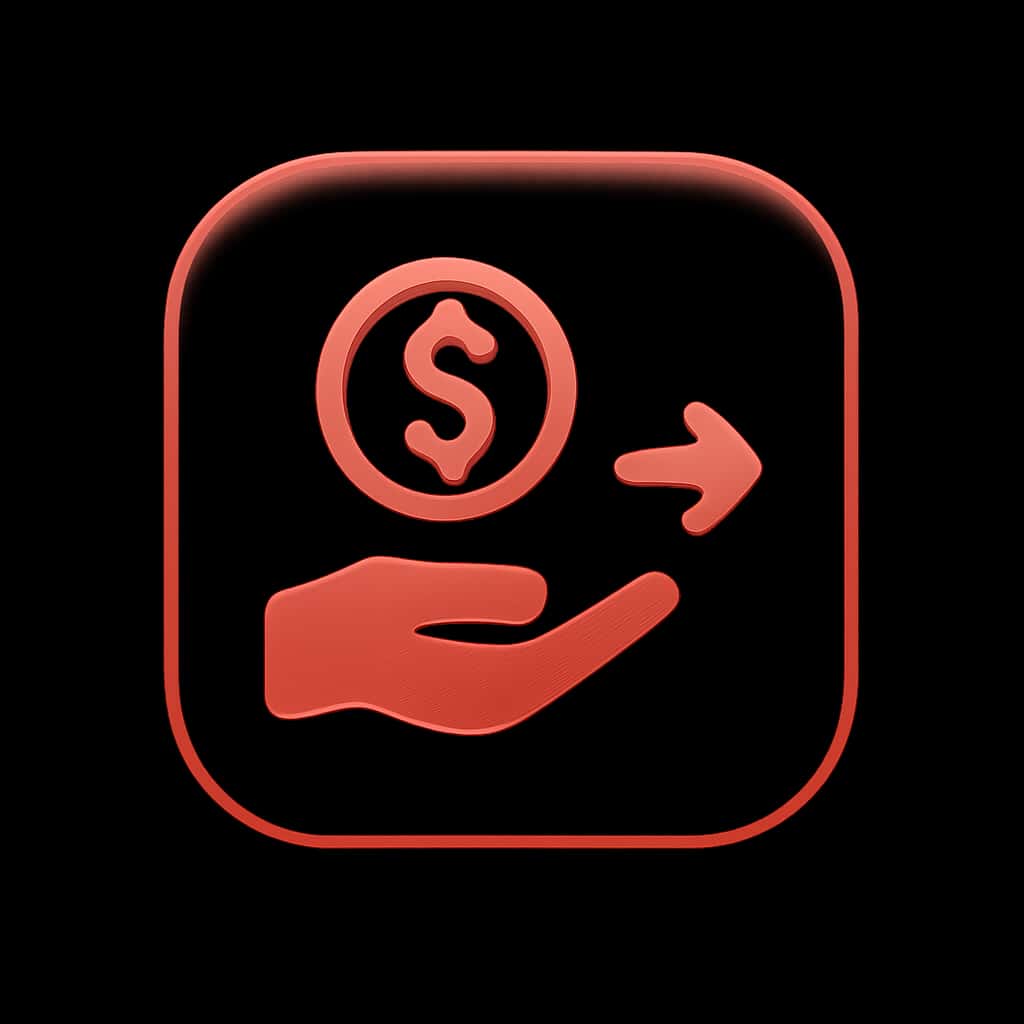 Icon representing cash-out guide for TC Game.