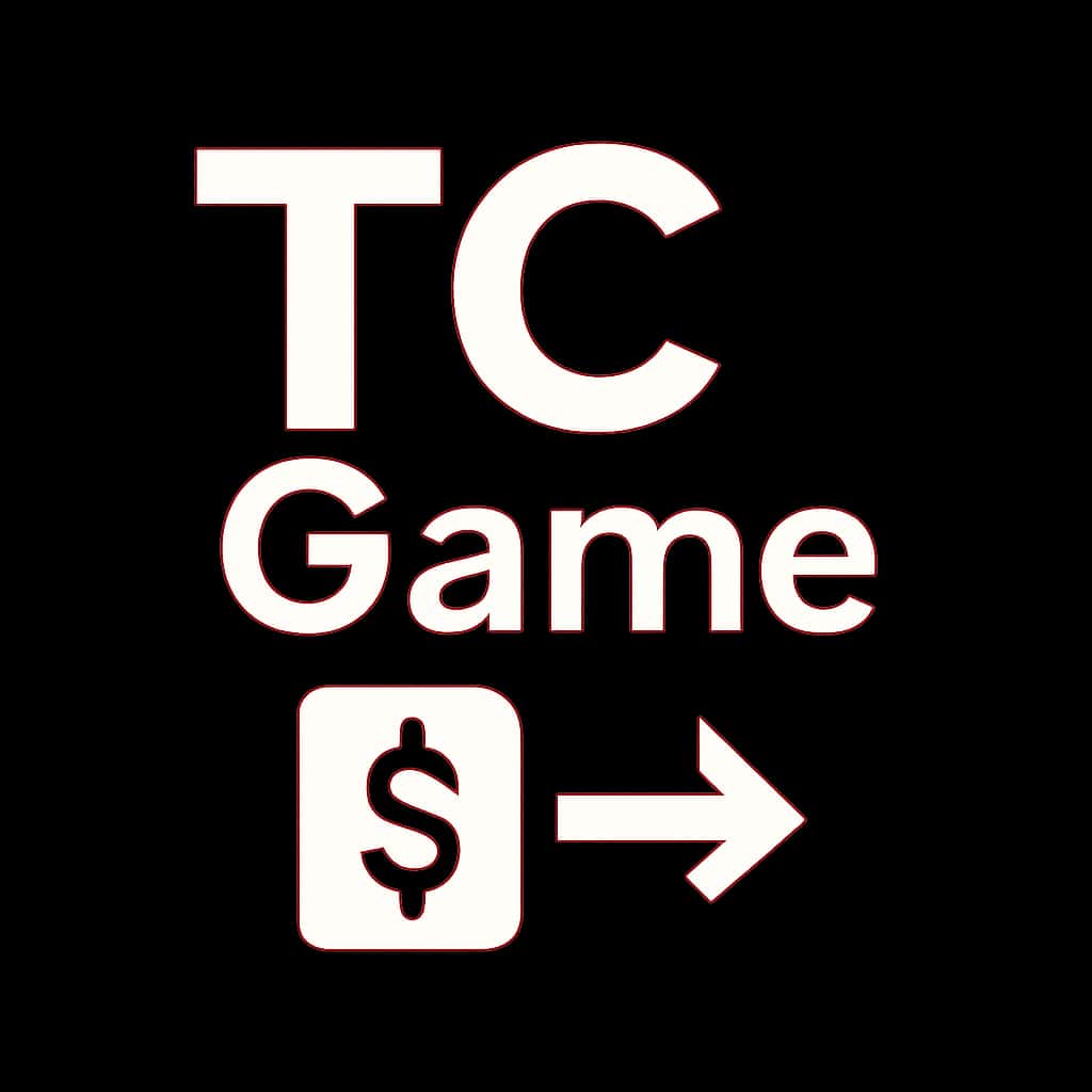 A badge representing the TC Game Withdrawal Process with a clean design.