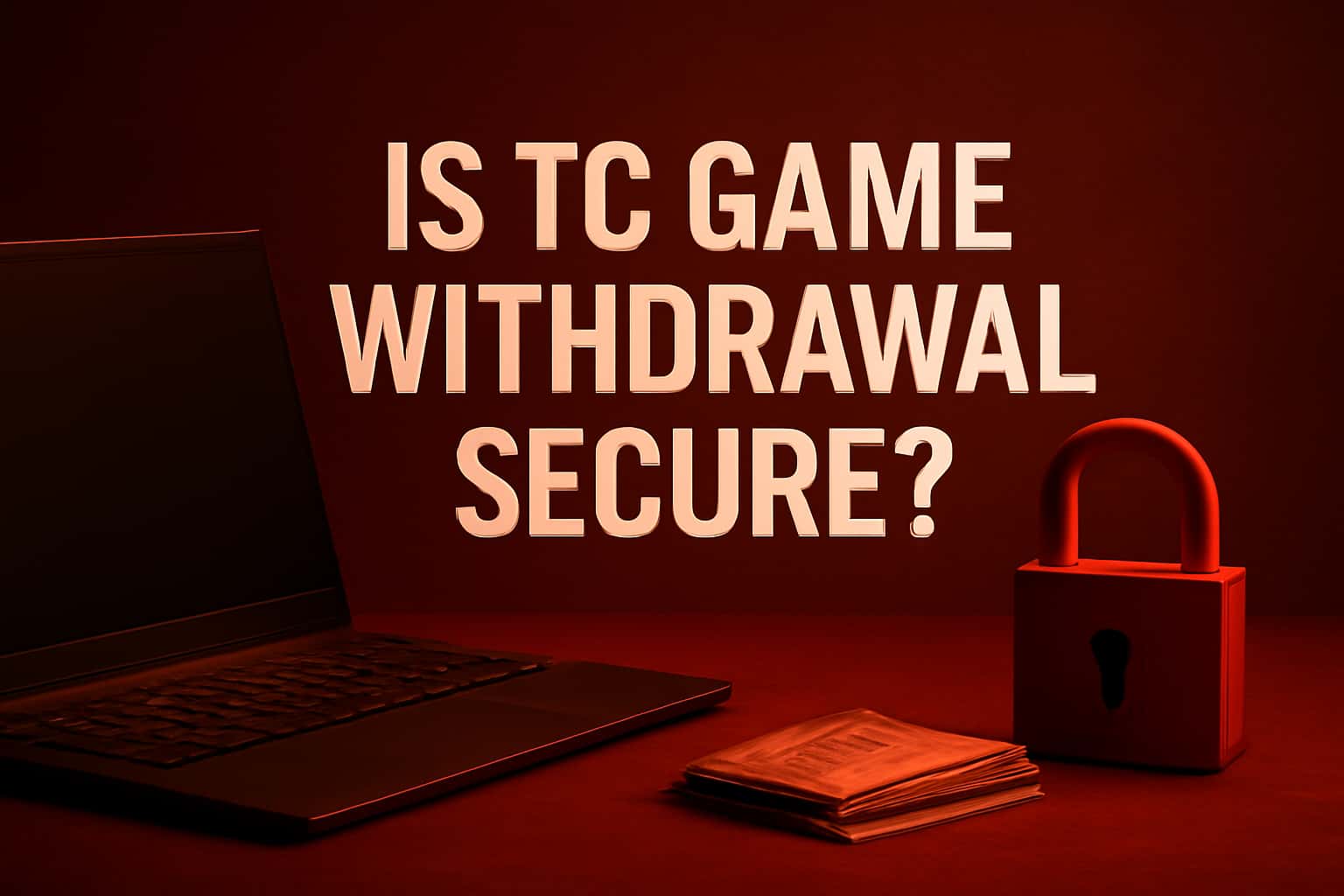 An informative scene illustrating the security aspects of TC Game withdrawals.