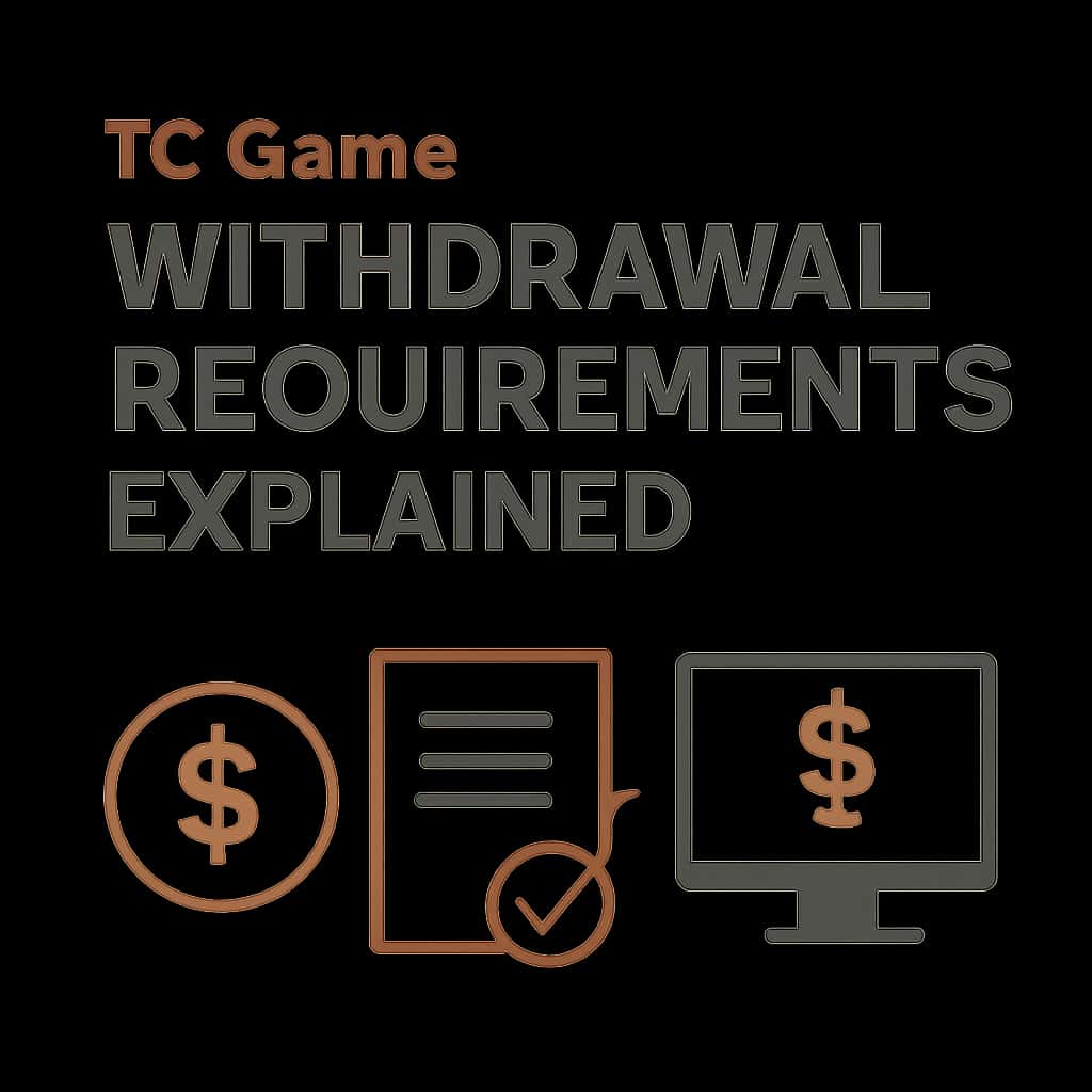 An educational diagram about TC Game Withdrawal Requirements.