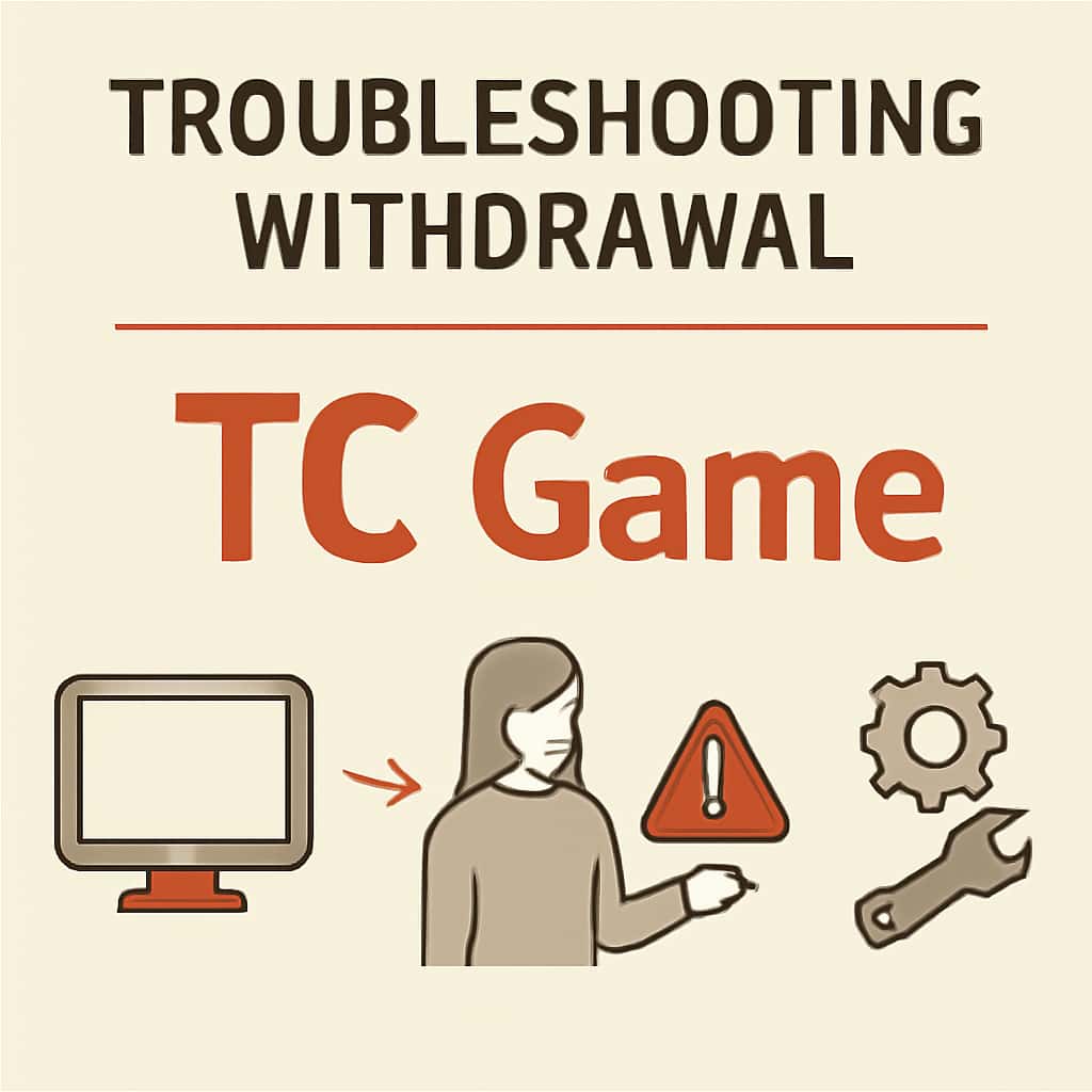 An educational diagram related to withdrawal troubleshooting procedures for TC Game.
